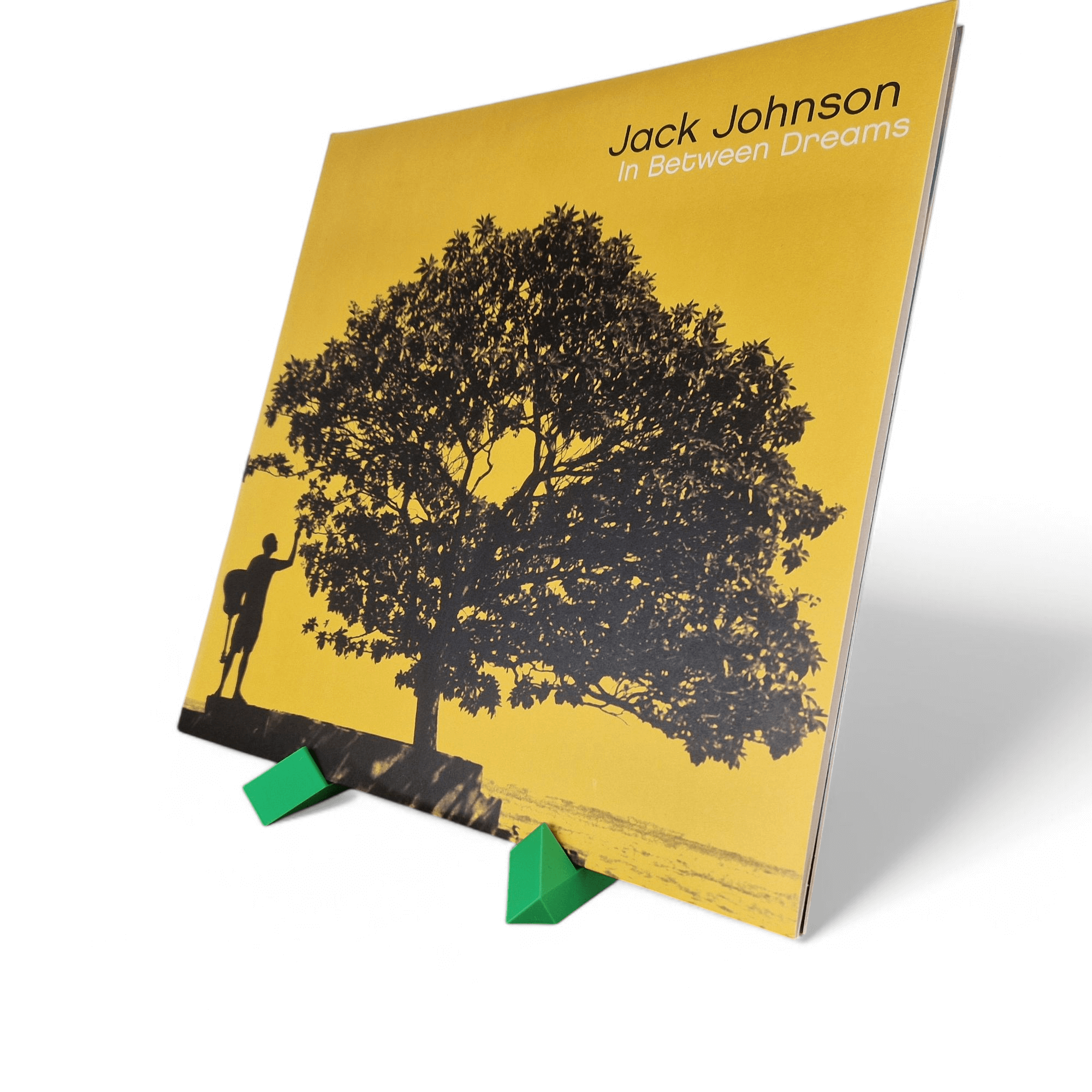 platenstandaard-groen-sfeer Platenstandaard kruis, vinyl houder gekleurd - Afbeelding 7