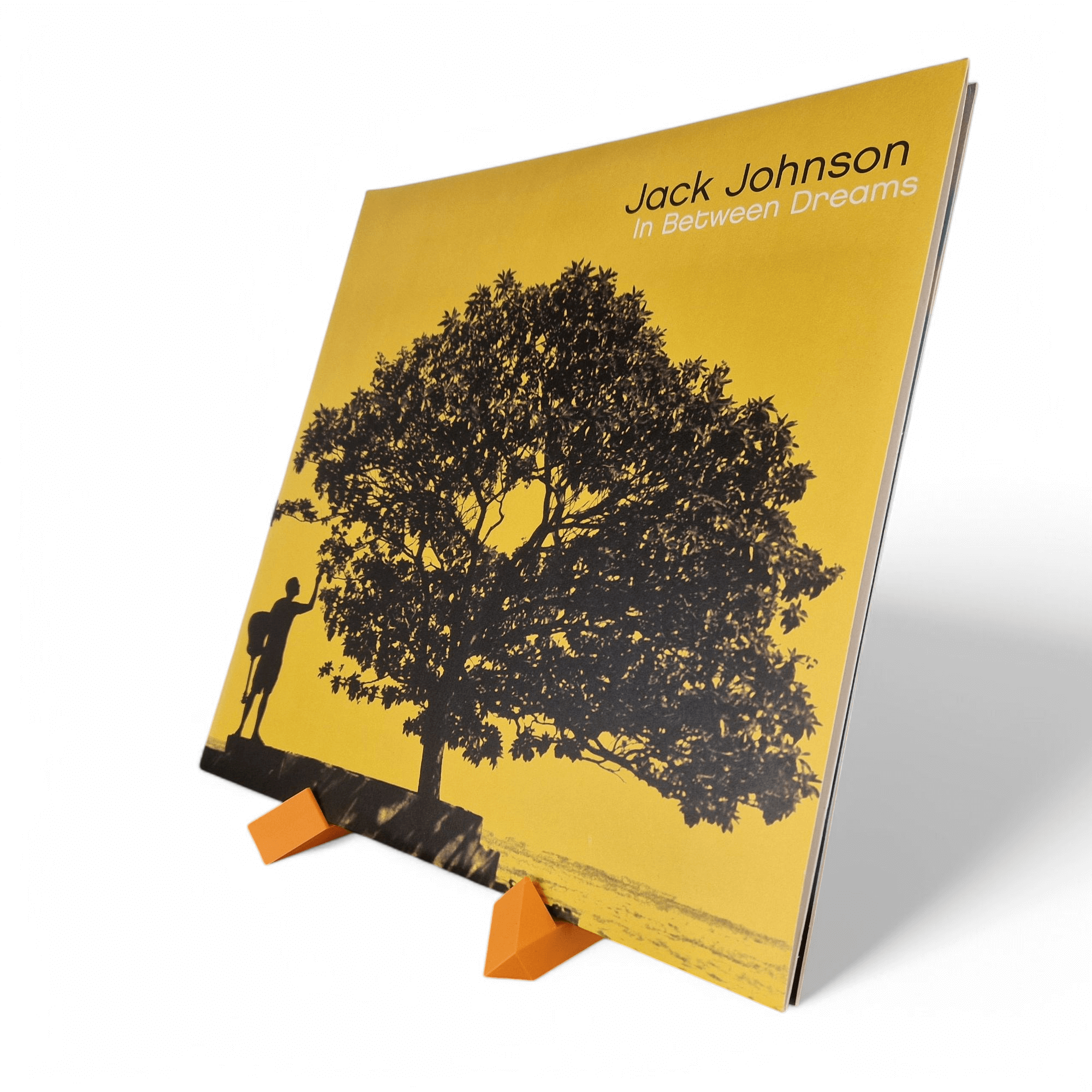 platenstandaard-oranje-sfeer Platenstandaard kruis, vinyl houder gekleurd - Afbeelding 6